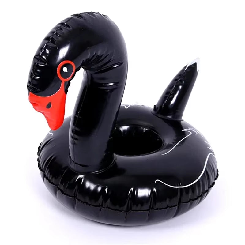 Inflatable Cup Holder Unicorn Flamingo Drink Holder Swimming Pool Float Bathing Pool Toy Party Decoration Bar Coasters