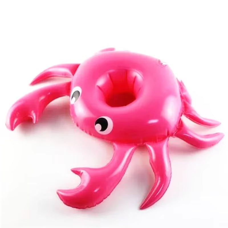 Inflatable Cup Holder Unicorn Flamingo Drink Holder Swimming Pool Float Bathing Pool Toy Party Decoration Bar Coasters