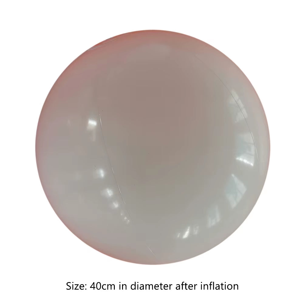 16 Colors Floating Pool Lights 40Cm Large Inflatable Pool Beach Ball for Water Pool Party Outdoor Balloon LED Garden Ball Light