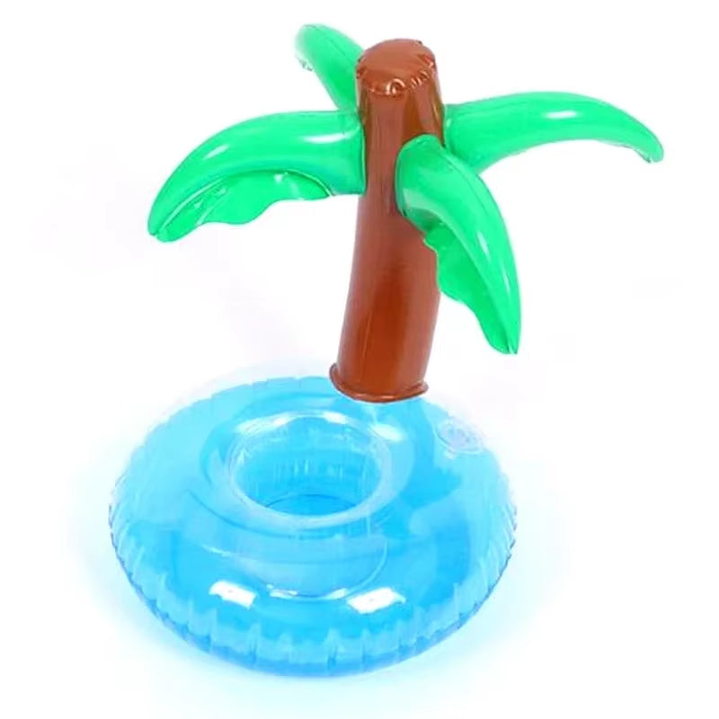Inflatable Cup Holder Unicorn Flamingo Drink Holder Swimming Pool Float Bathing Pool Toy Party Decoration Bar Coasters
