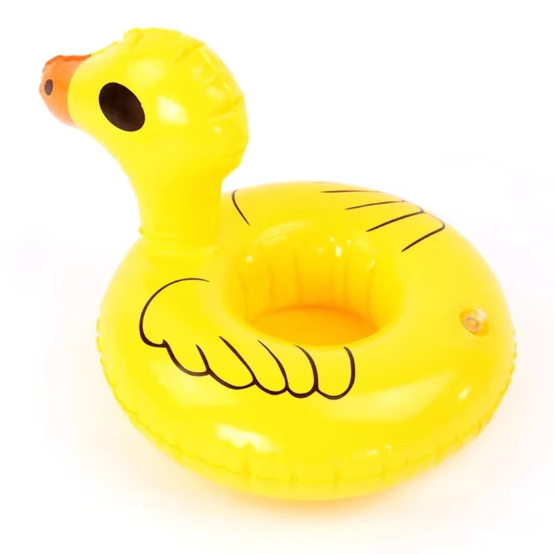Inflatable Cup Holder Unicorn Flamingo Drink Holder Swimming Pool Float Bathing Pool Toy Party Decoration Bar Coasters