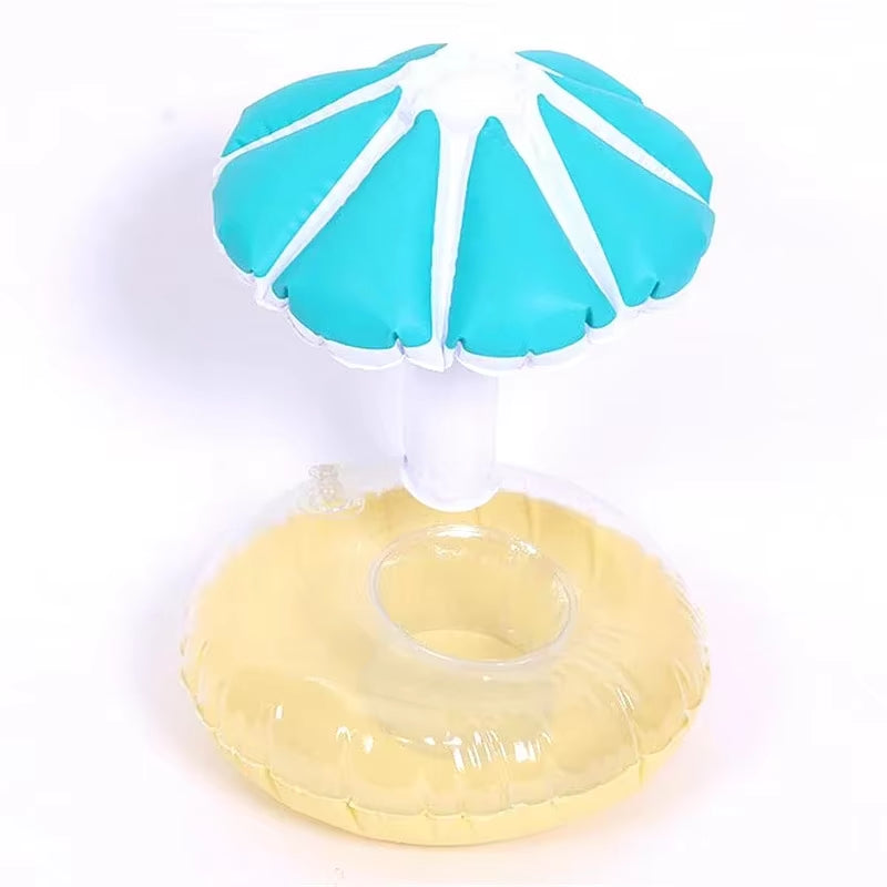Inflatable Cup Holder Unicorn Flamingo Drink Holder Swimming Pool Float Bathing Pool Toy Party Decoration Bar Coasters