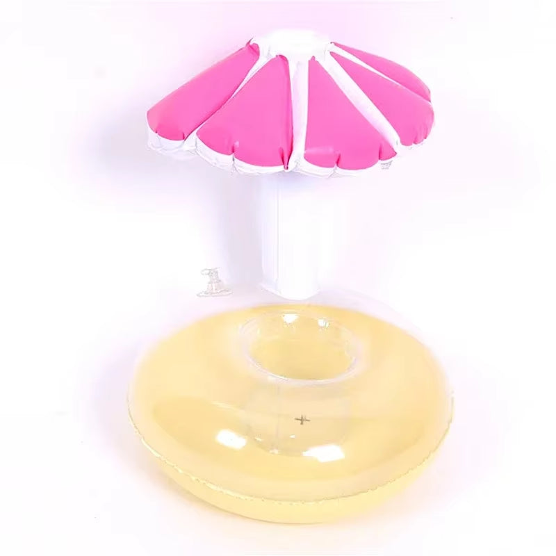 Inflatable Cup Holder Unicorn Flamingo Drink Holder Swimming Pool Float Bathing Pool Toy Party Decoration Bar Coasters